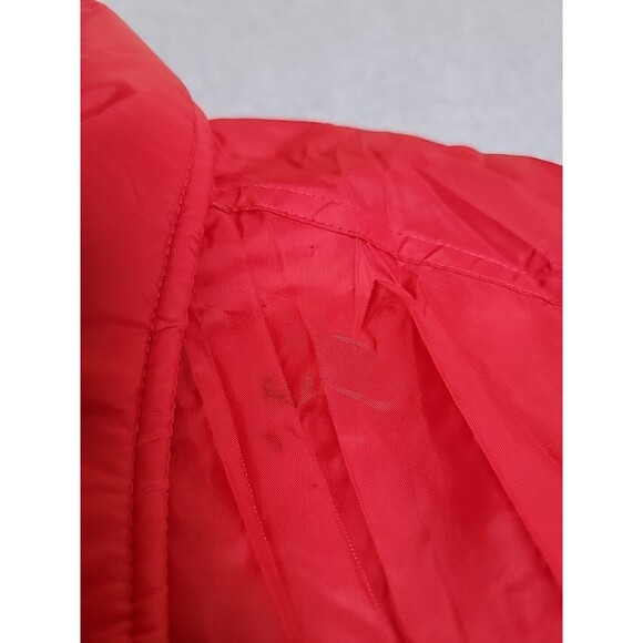 Vtg Plac Jac Dunbrooke Windbreaker Mens L Red Trucker Million Miles Zip Safety - Picture 5 of 15